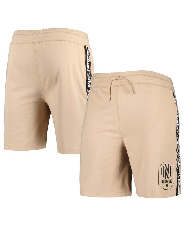 Mens Concepts Sport Tan Nashville Sc Team Stripe Shorts Product Image