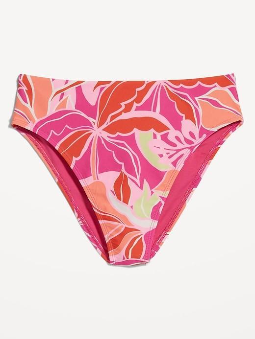 Extra High-Waisted French-Cut Bikini Swim Bottoms Product Image