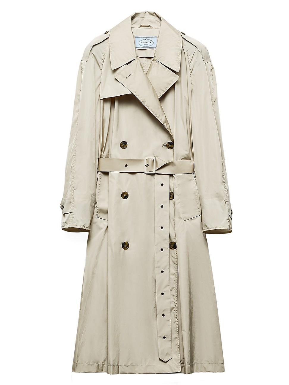 Womens Light Technical Fabric Trench Coat product image