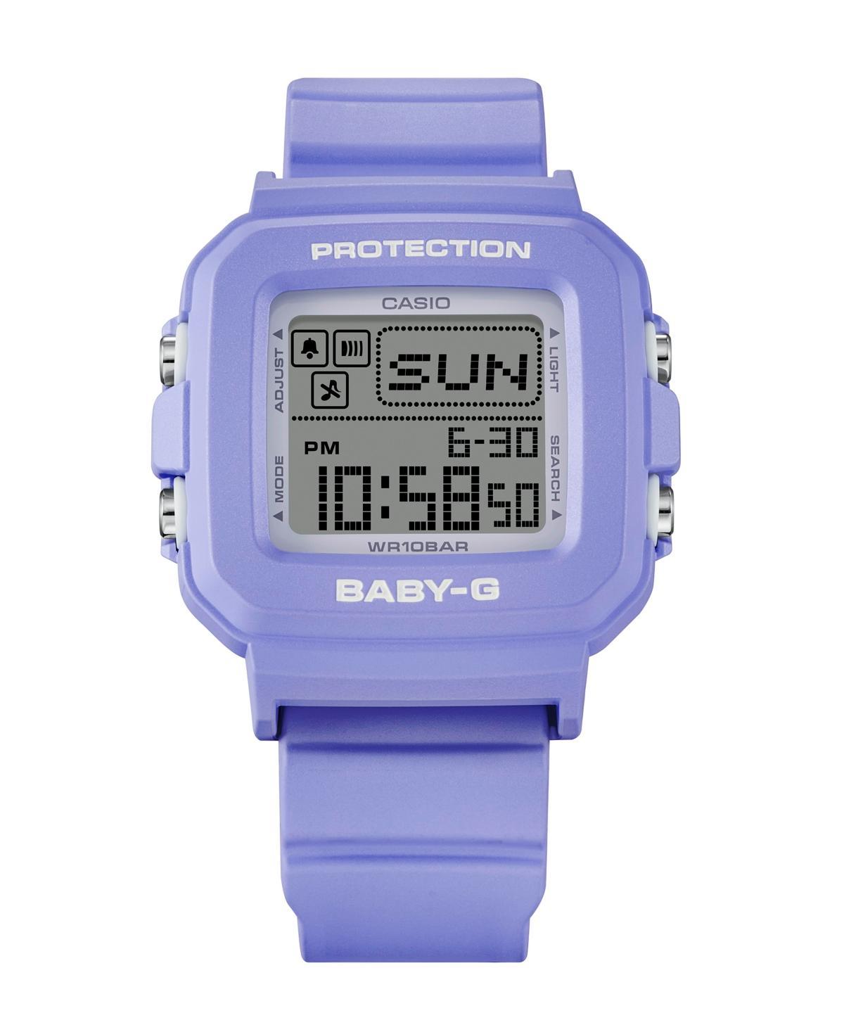 G-Shock Baby-g Womens Digital Purple Resin Watch, 39mm BGD10K-6 - Purple Product Image