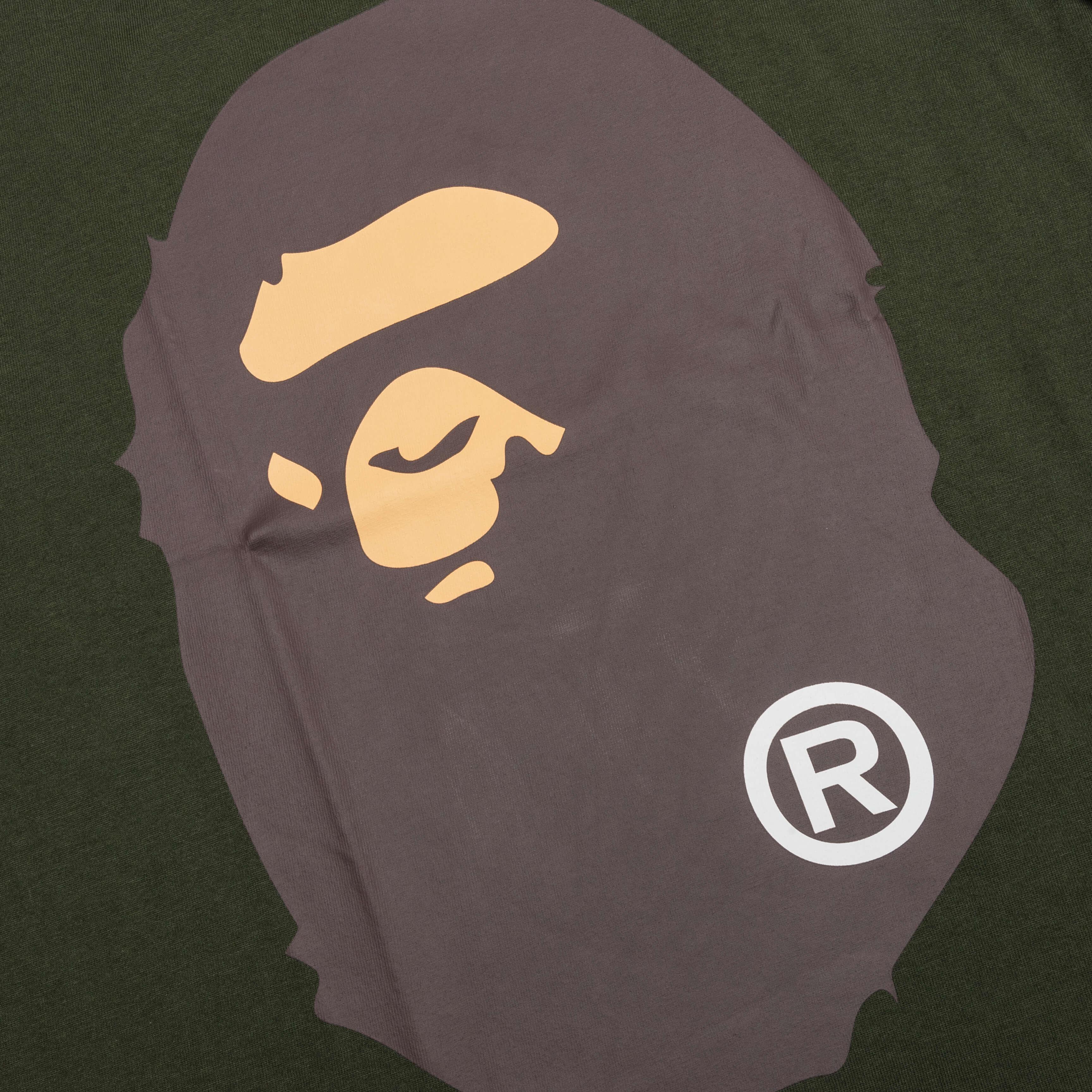 Big Ape Head Tee - Olive Drab Male Product Image