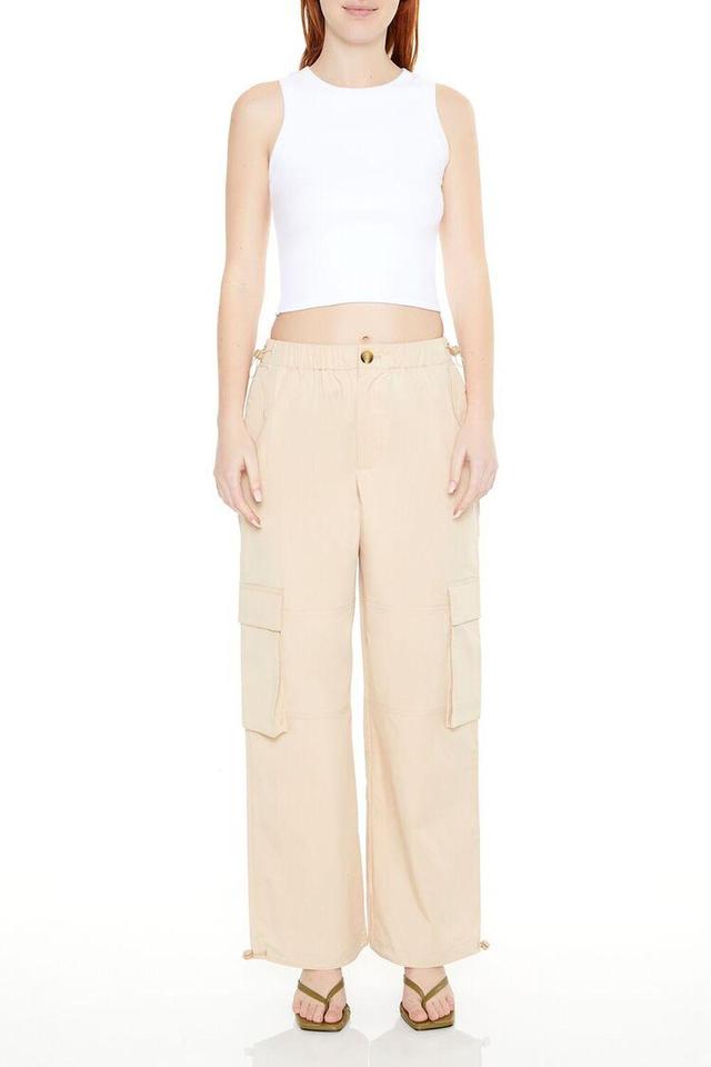 Toggle Drawstring Cargo Joggers | Forever 21 Product Image