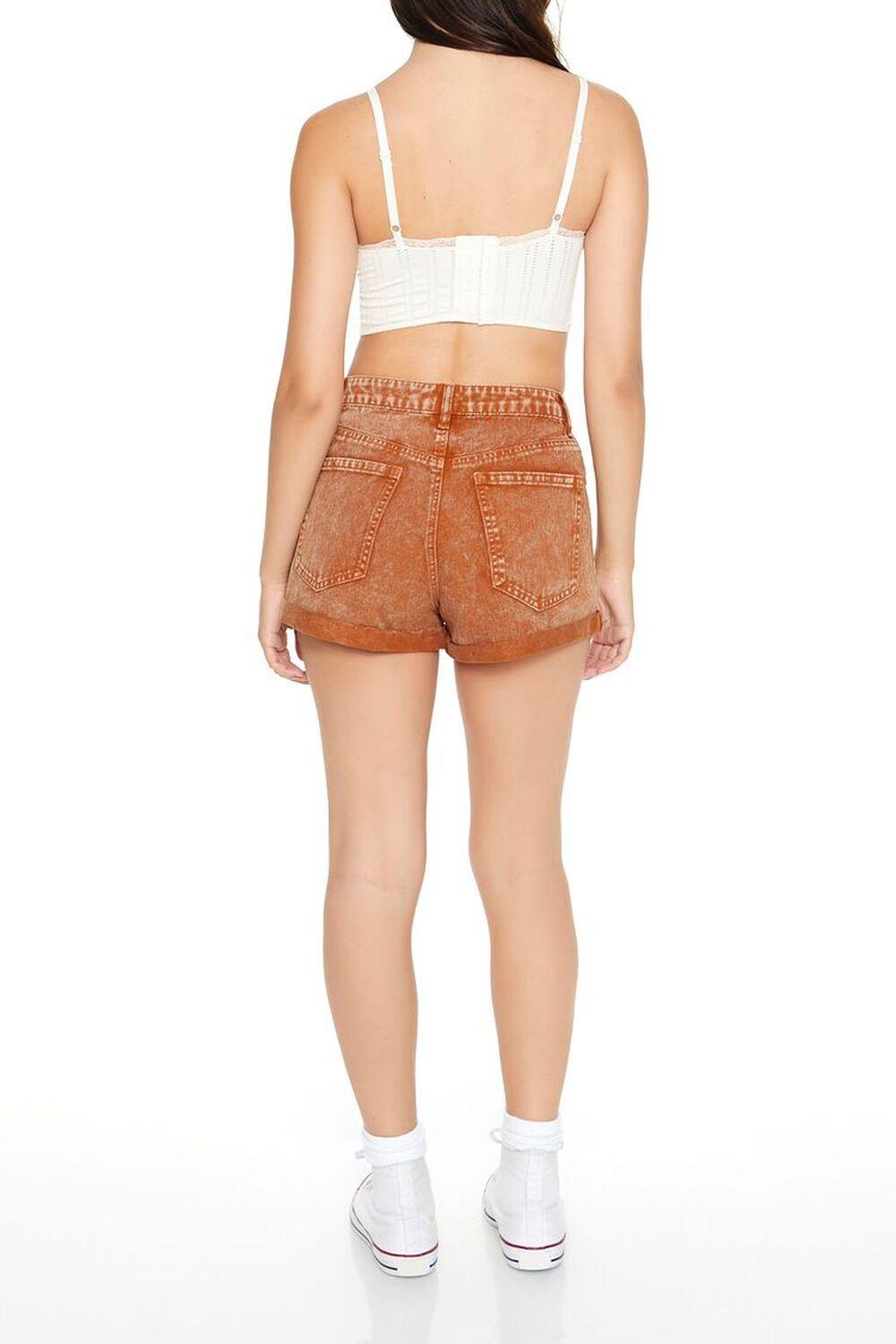 Mineral Wash Denim Shorts | Forever 21 Product Image