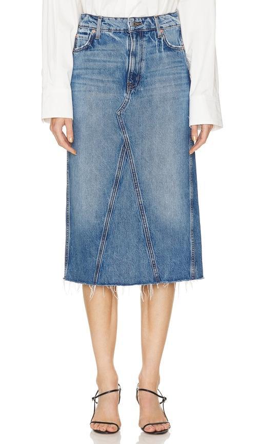 Darcy Mid Rise Column Midi Skirt Product Image