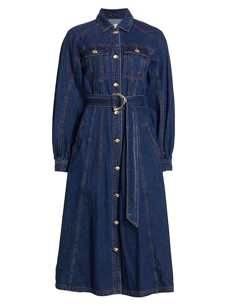 Womens Colorado Denim Midi Shirtdress Product Image