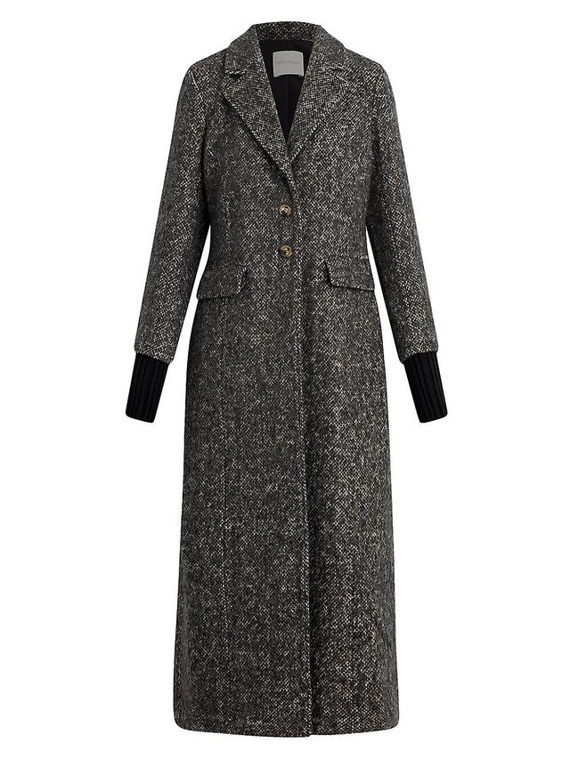 Womens The City Wool-Blend Single-Breasted Coat Product Image