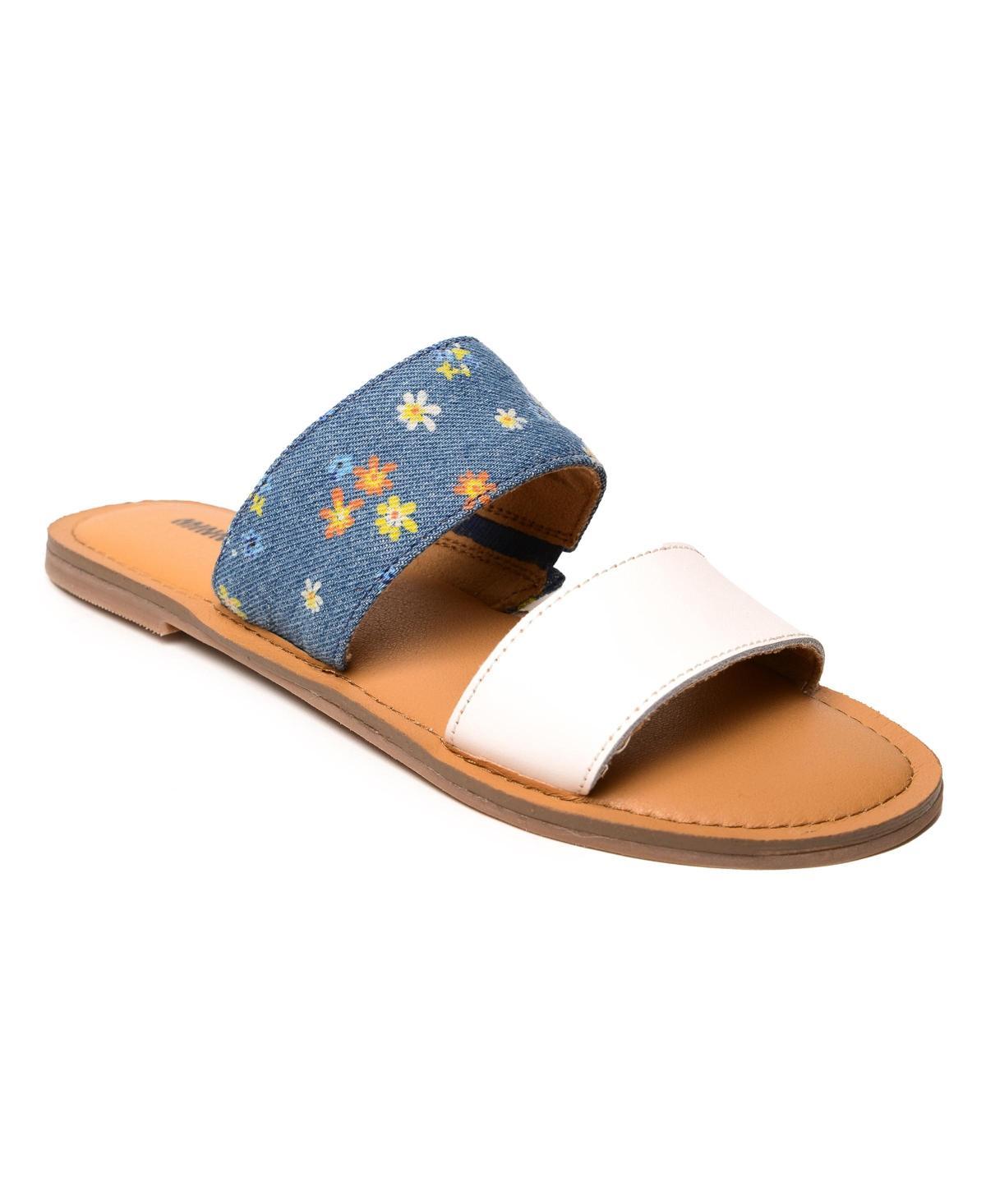 Minnetonka Womens Franky 2-Strap Slide Sandals Product Image