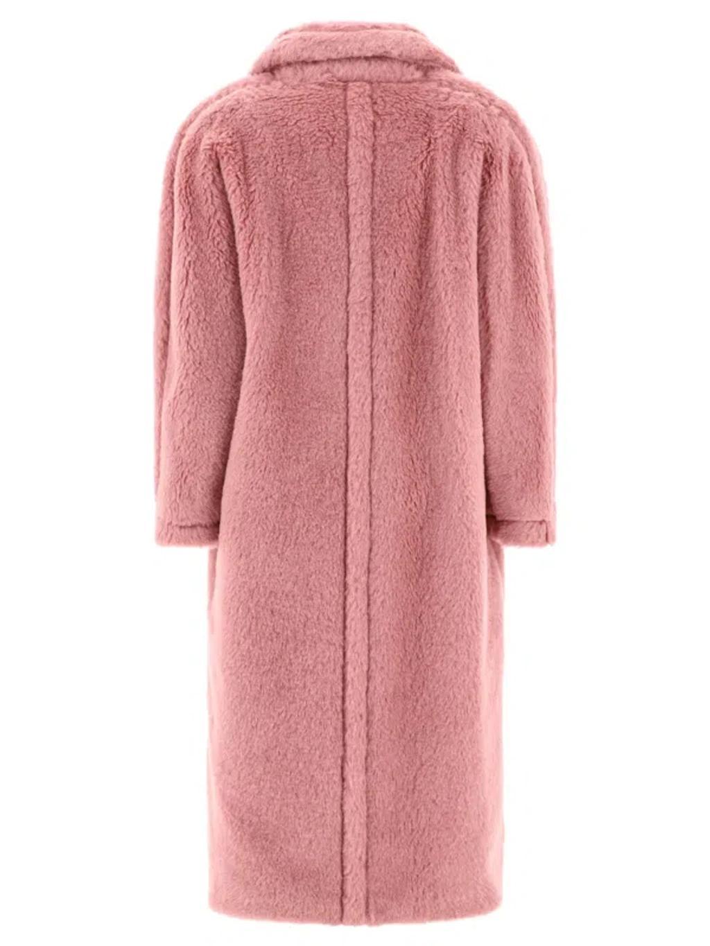 MAX MARA Zitto Teddy Coat In Pink Product Image