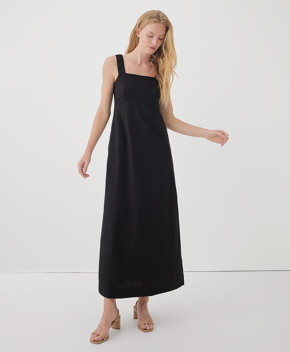 Womens Canopy Linen Blend Tank Dress S Product Image