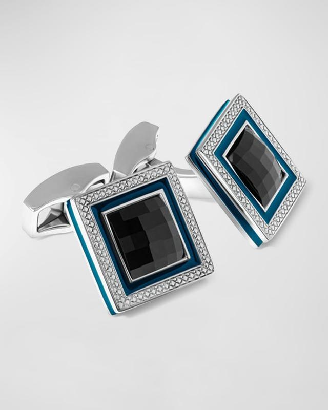 Mens Crystal Quadrato Cufflinks Product Image