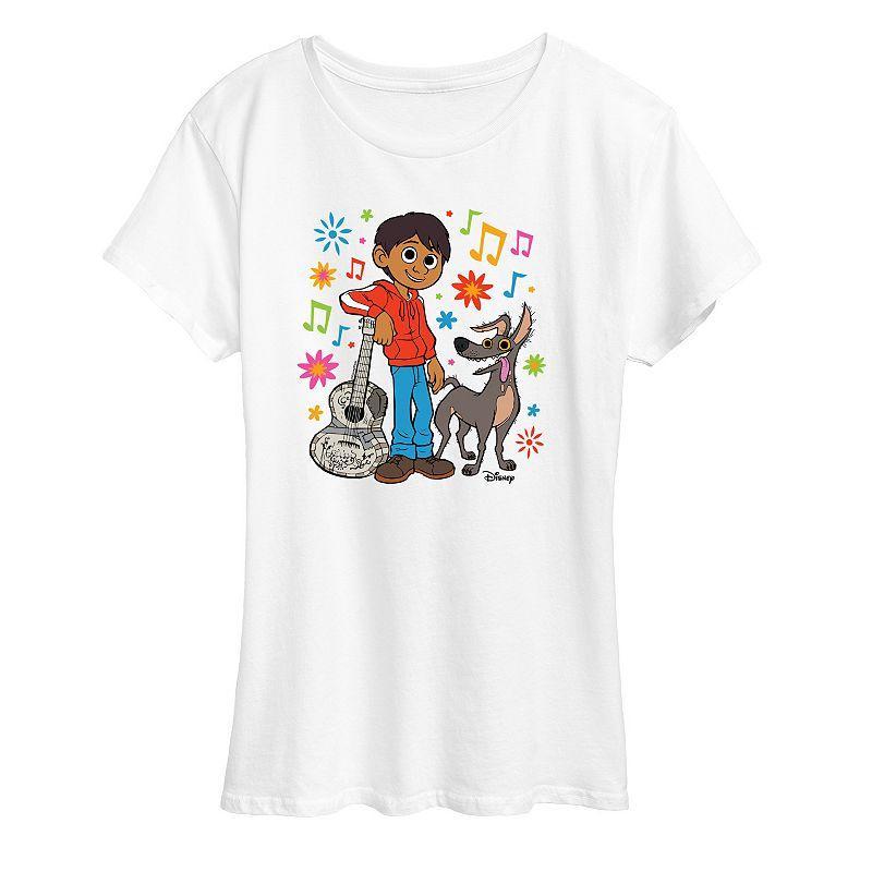 Disneys Coco Miguel & Dante Womens Graphic Tee, Girls Product Image