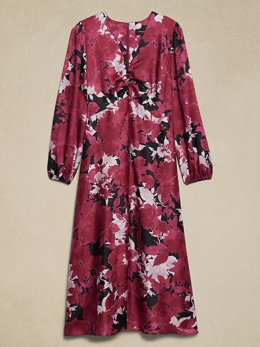 Silky Column Midi Dress Product Image