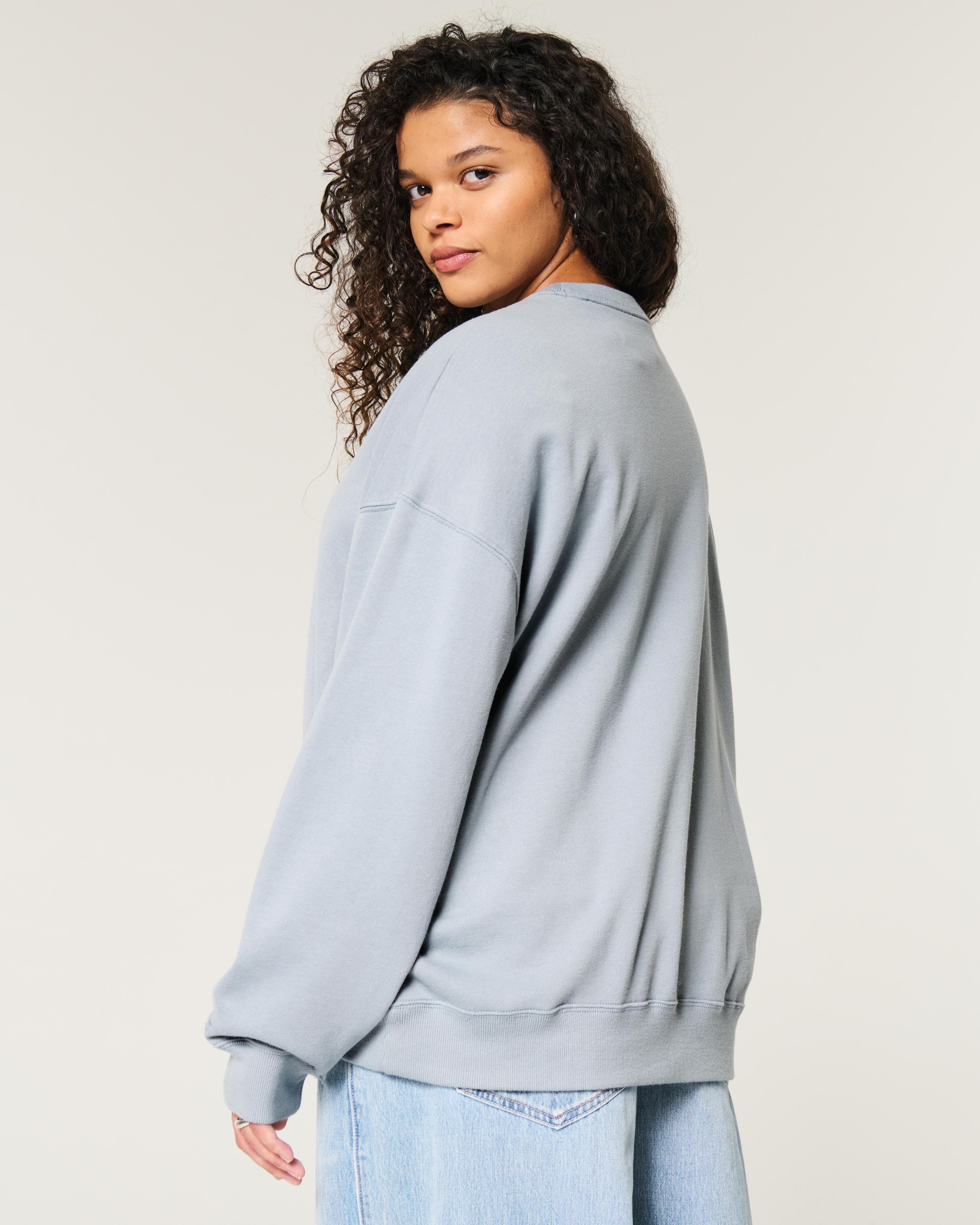 Oversized Crew Sweatshirt Product Image