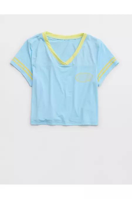 OFFLINE By Aerie Jersey Ringer V-Neck T-Shirt Women's Product Image