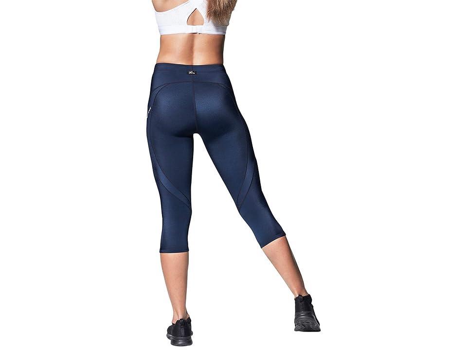 CW-X Stabilyx Joint Support 3/4 Compression Tights (True ) Women's Workout Product Image