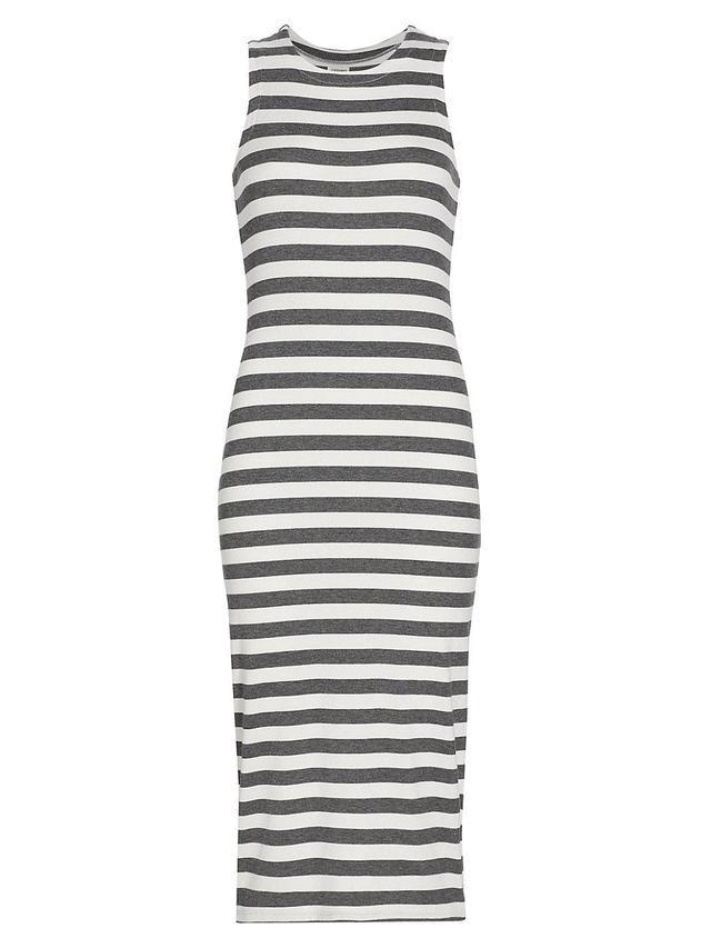 Womens Nura Striped Racerback Midi-Dress Product Image