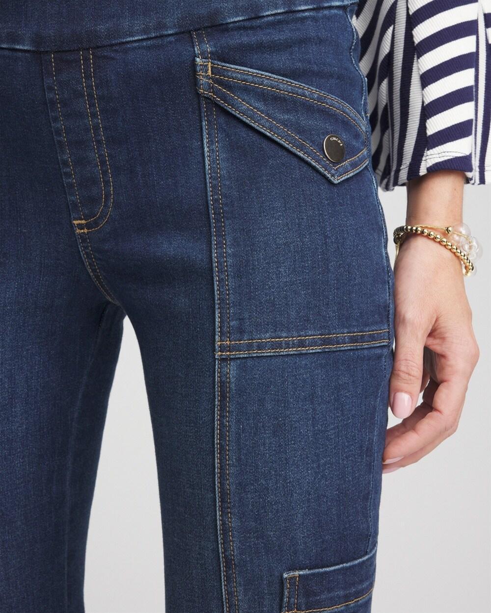 Pull-On Utility Jeans Product Image