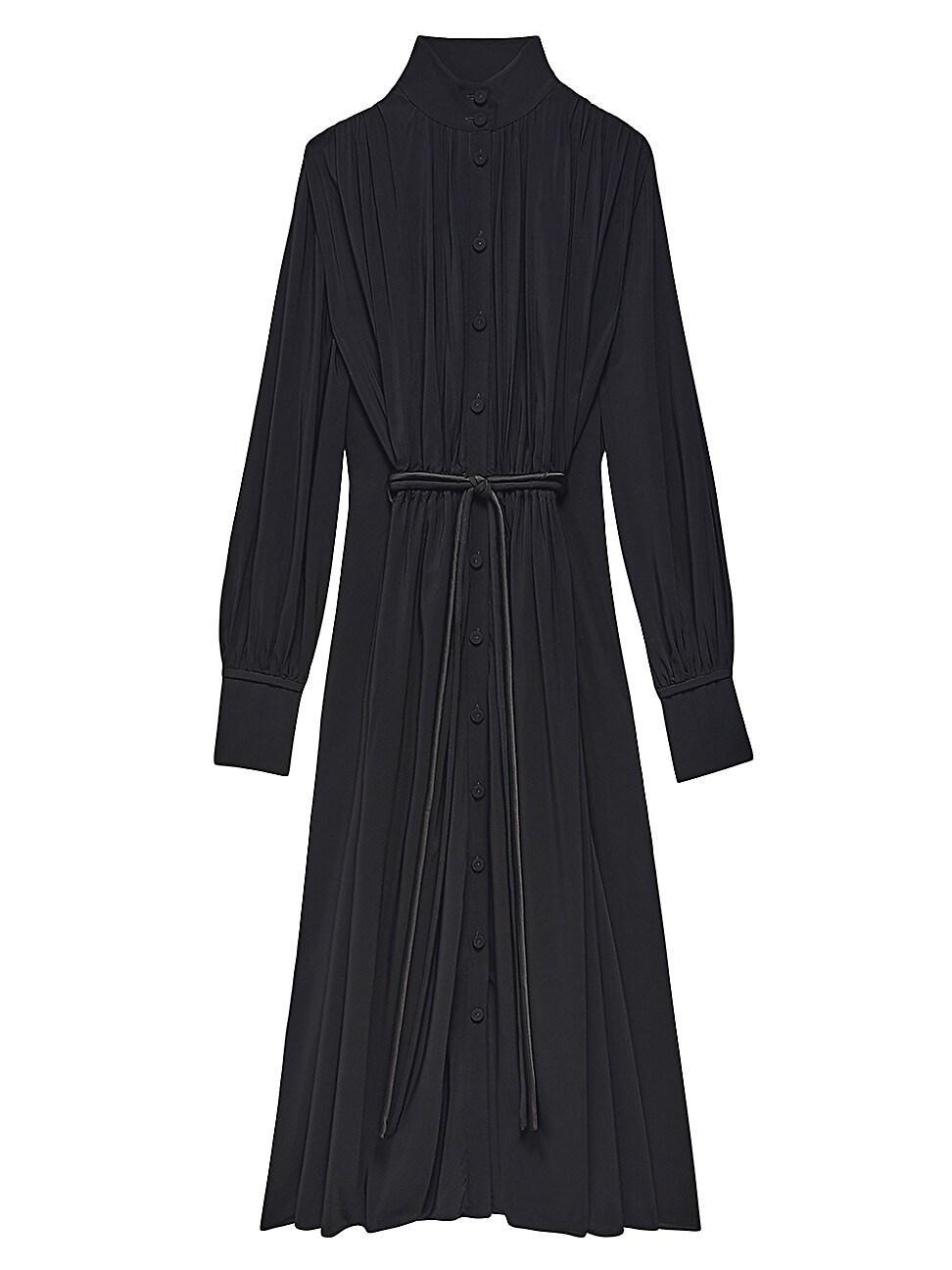 Womens Drawstring Maxi Shirtdress product image