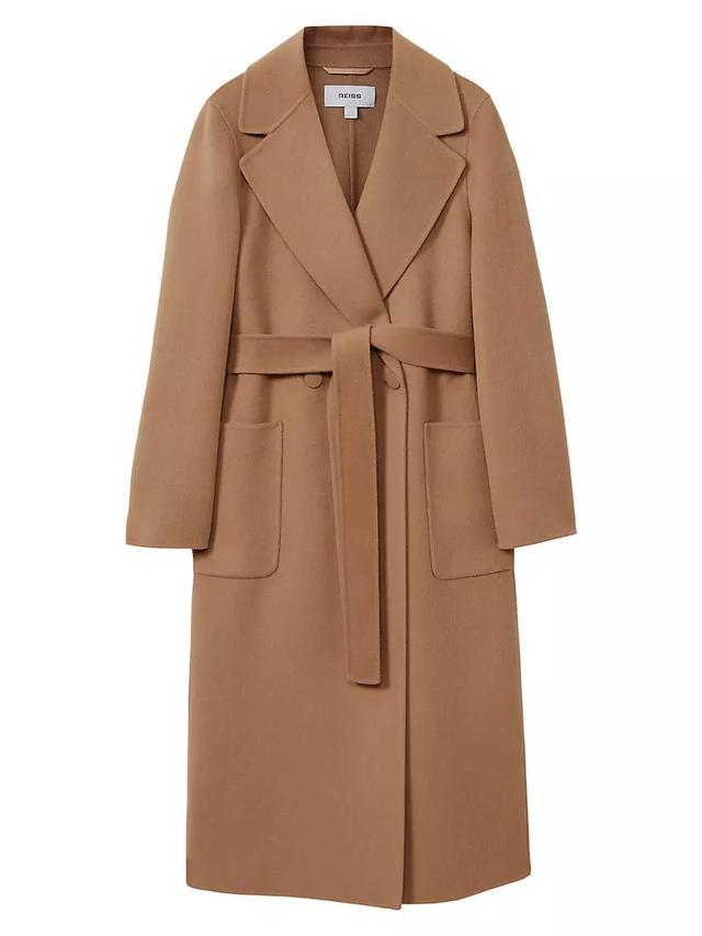 Lucia Wool-Blend Belted Coat Product Image