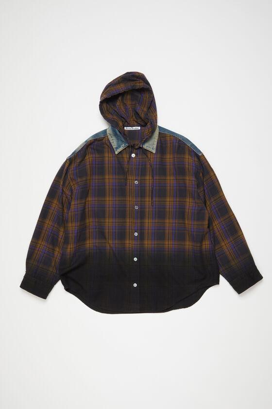 Hooded button-up shirt Product Image