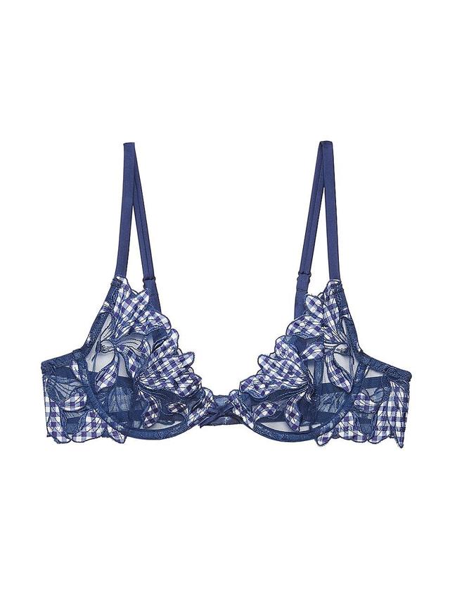 Womens Lace Plunge Demi Bra Product Image