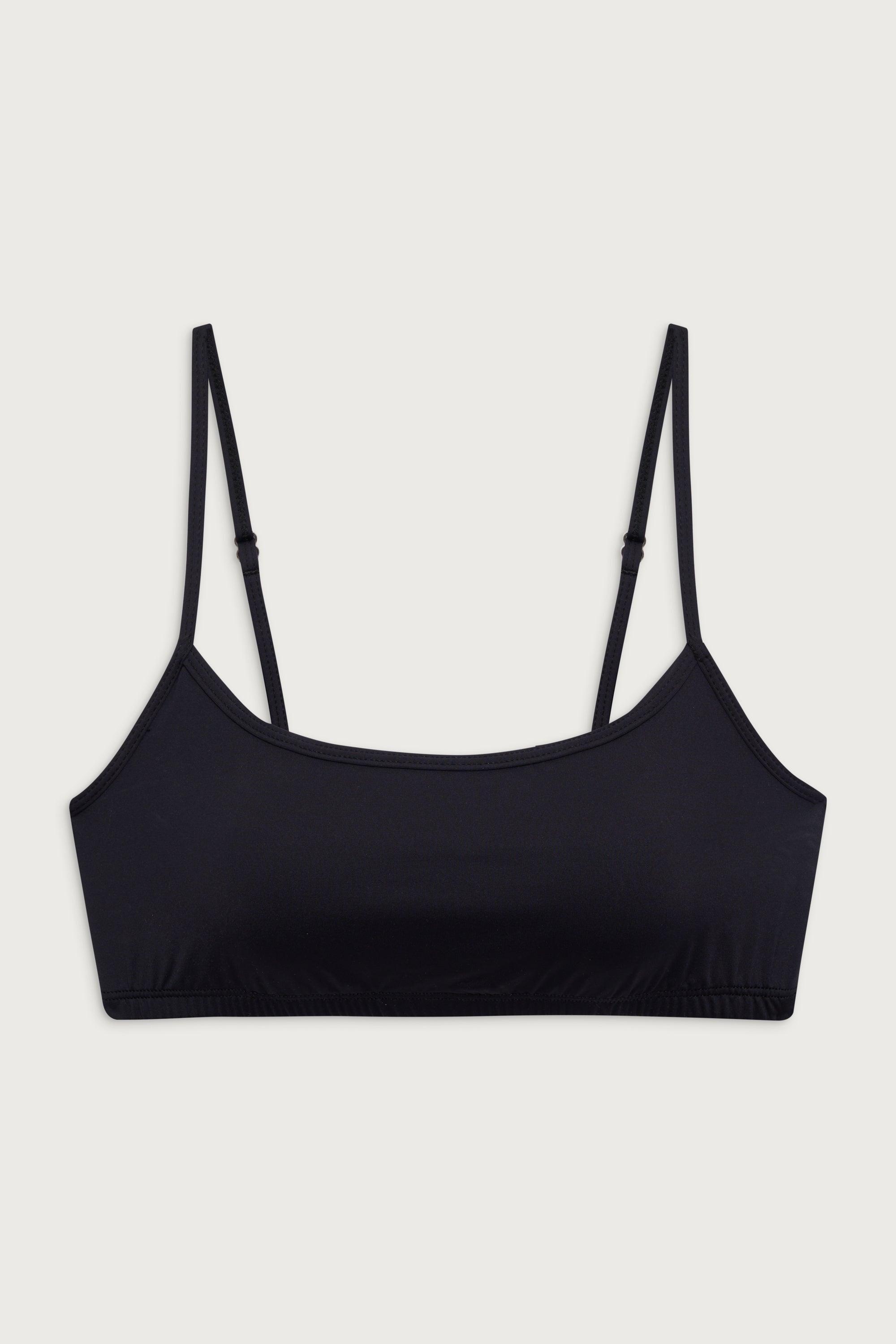 Bay View Bralette Bikini Top - Black Product Image