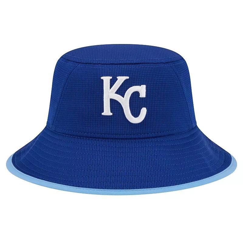 Mens New Era Royal Kansas City Royals Game Day Bucket Hat Product Image