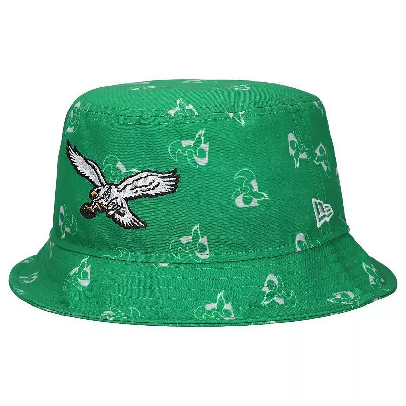 Mens New Era Kelly Philadelphia Eagles City Originals Bucket Hat Product Image