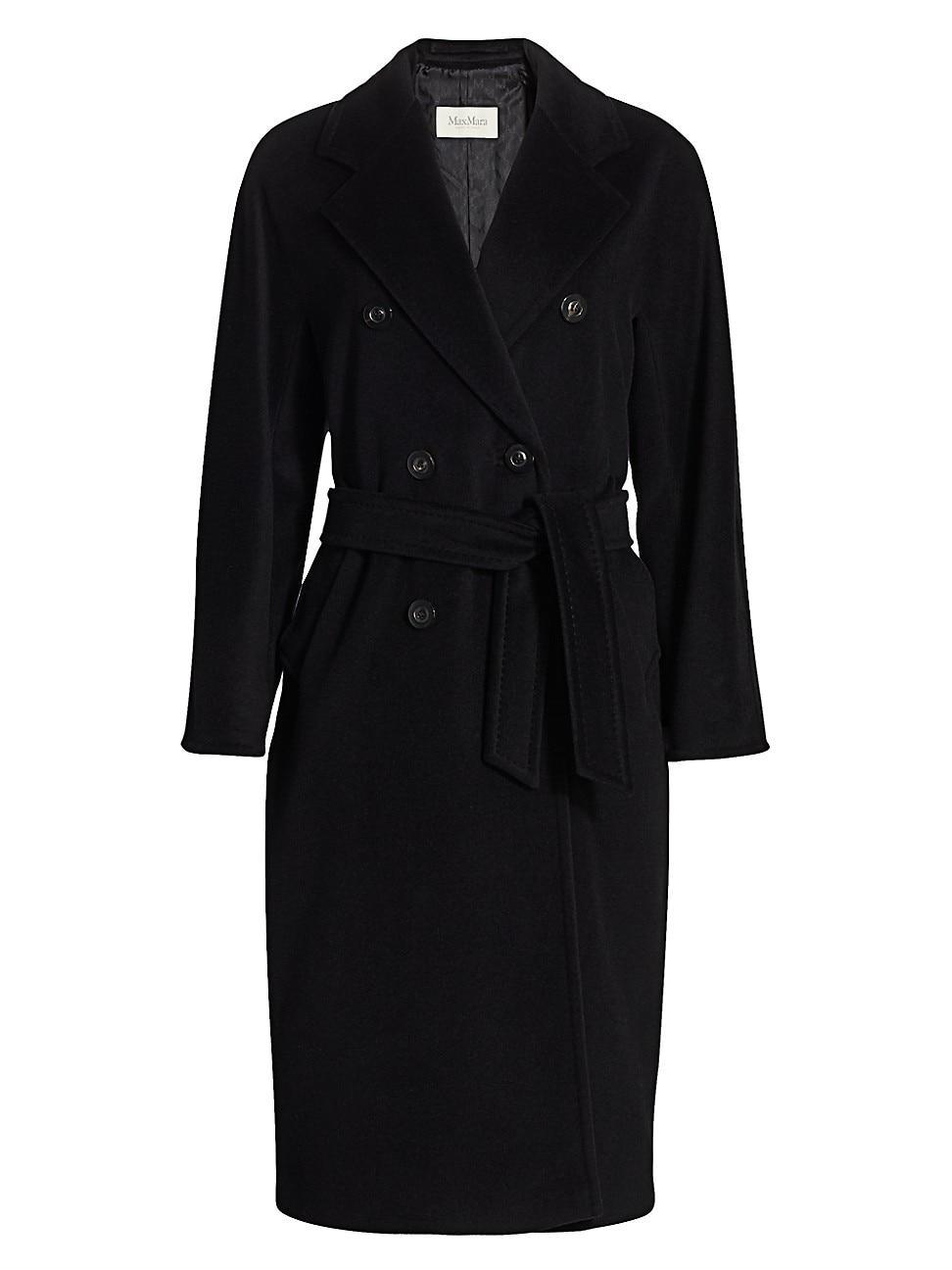 Max Mara Madame Double Breasted Wool & Cashmere Coat Product Image