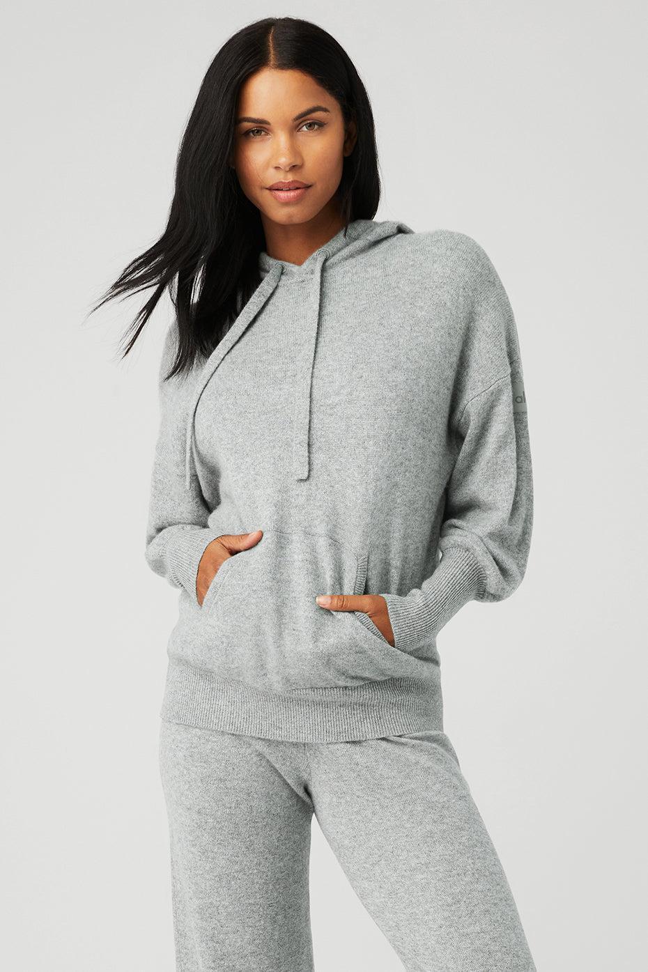 Cashmere Jet Set Hoodie - Dove Grey Heather Female product image