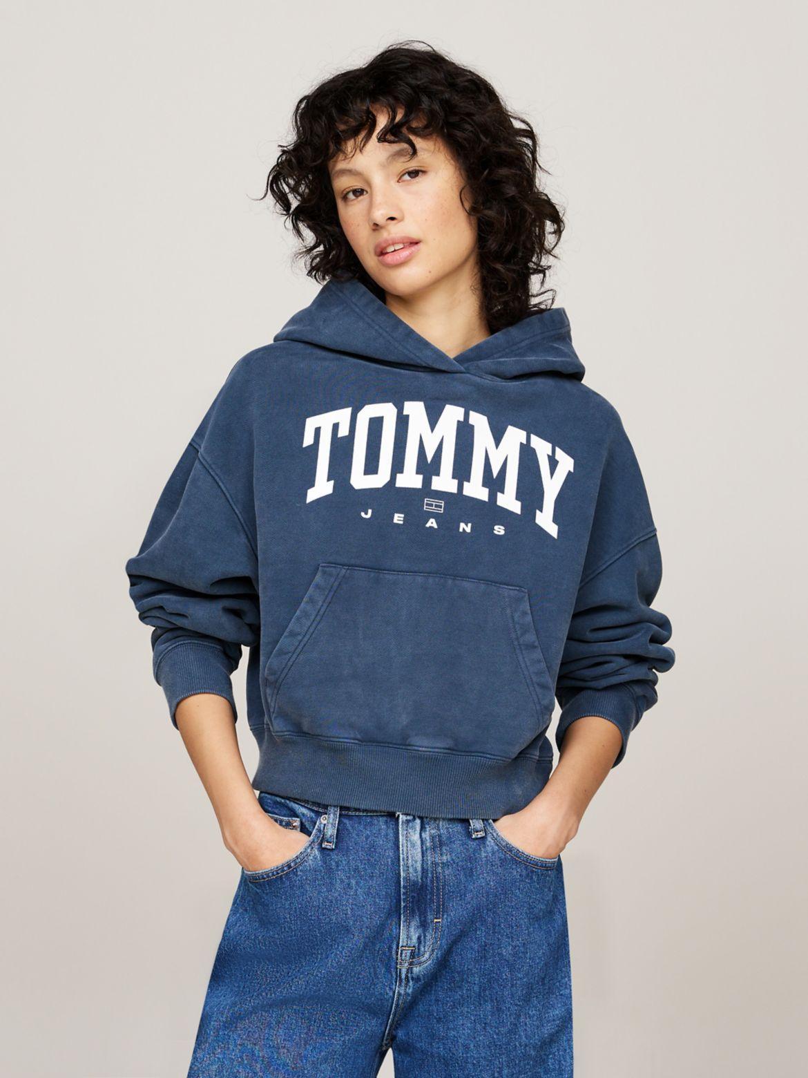 Tommy Hilfiger Women's Varsity Logo Pullover Hoodie Product Image