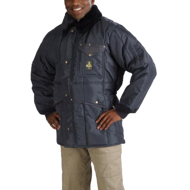 RefrigiWear Mens Iron-Tuff Jackoat Insulated Workwear Jacket with Fleece Collar Product Image