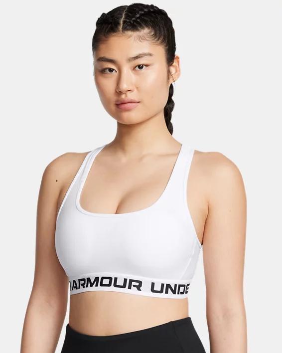 Women's Armour® Mid Crossback Sports Bra Product Image