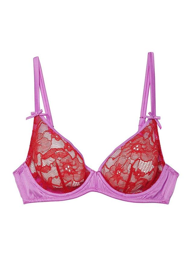 Womens Magnolia Lace Demi Cup Bra Product Image