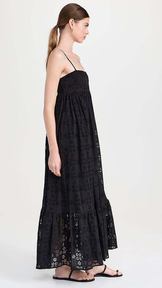 English Factory Embroidered Cotton Sleeveless Maxi Dress | Shopbop Product Image