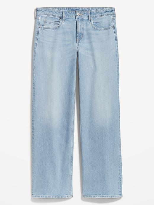 Mid-Rise Wide-Leg Jeans Product Image