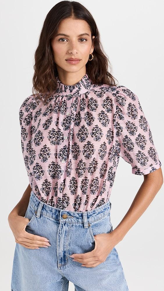 Alix of Bohemia Winnie Pink Lily Shirt | Shopbop Product Image