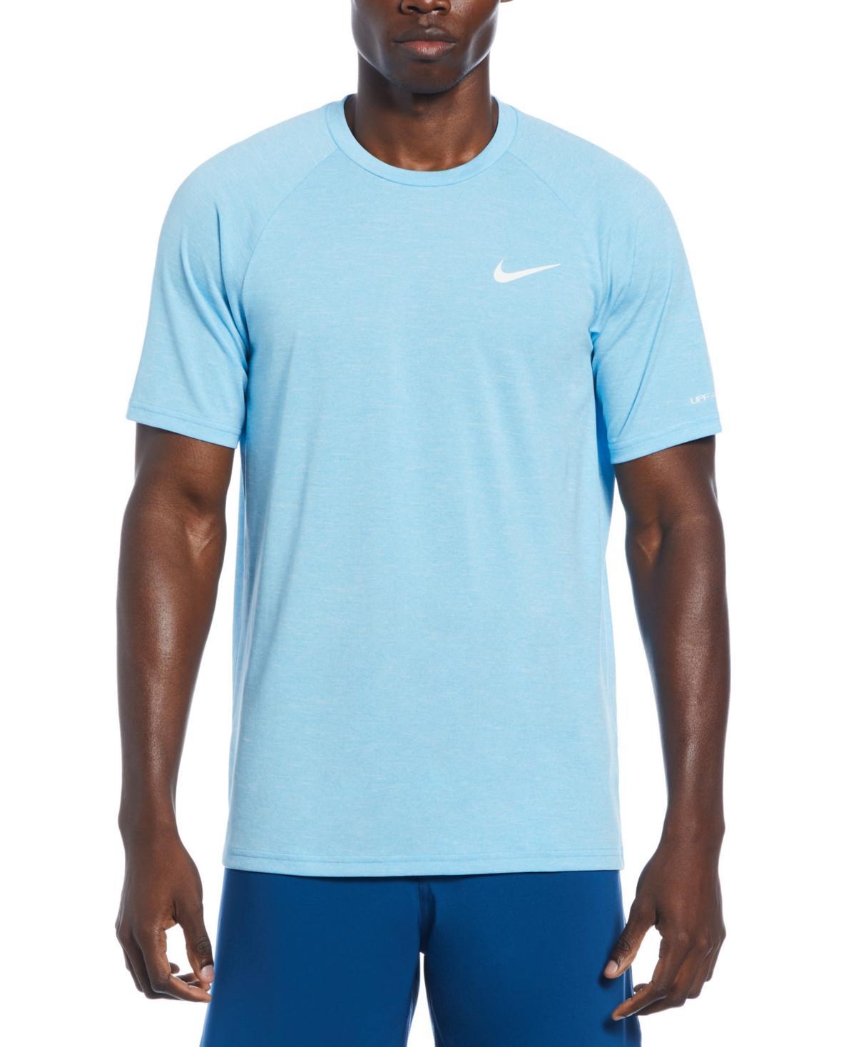 Nike Mens Hydroguard Dri-fit Stretch Upf 40+ Heather Rash Guard Product Image