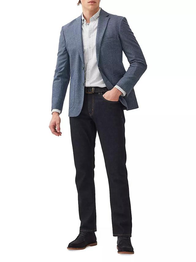 Thorton Wool-Cotton Single-Breasted Blazer Product Image