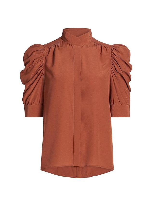 Womens Gillian Silk Top Product Image