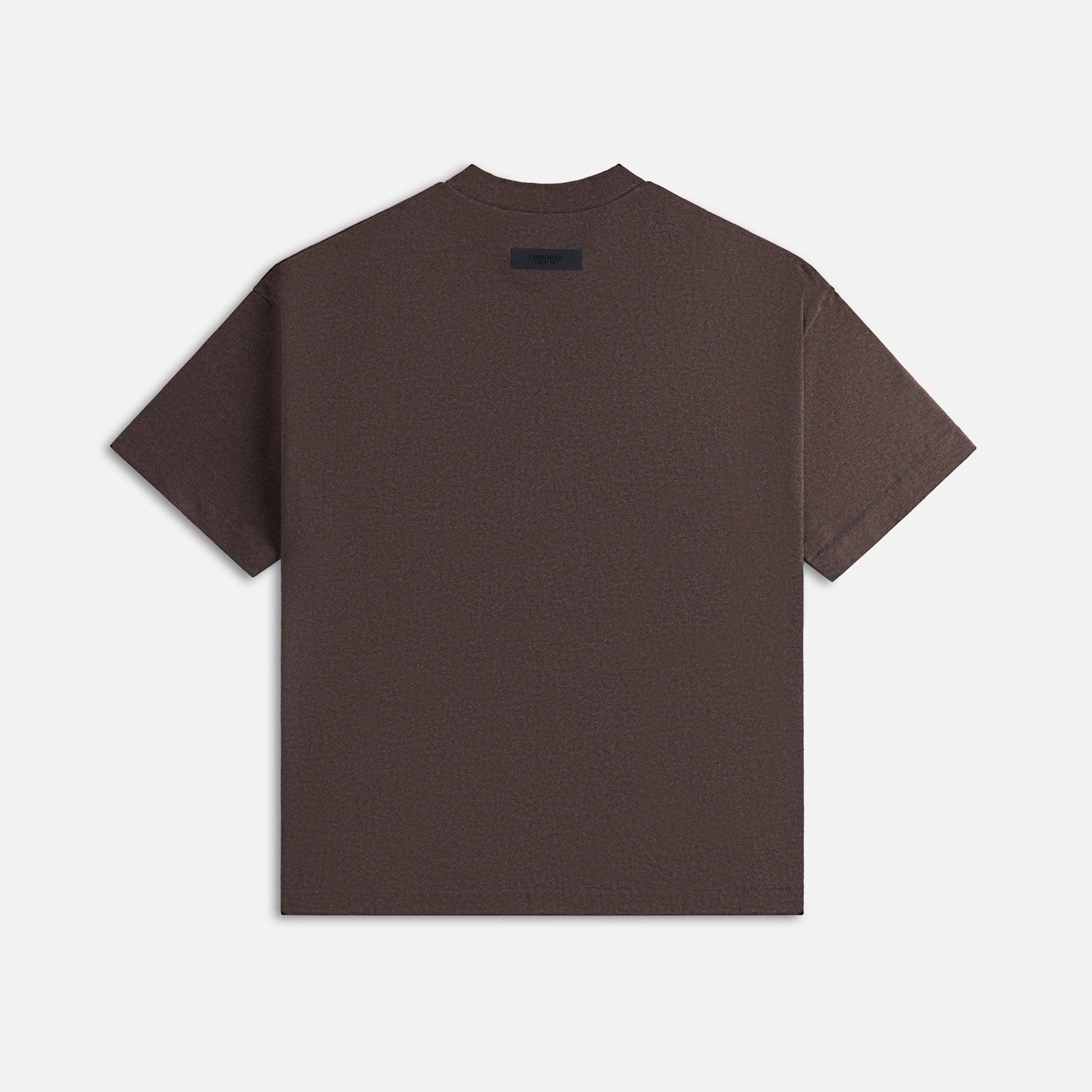 Essentials Logo Tee - Heather Wood Male Product Image