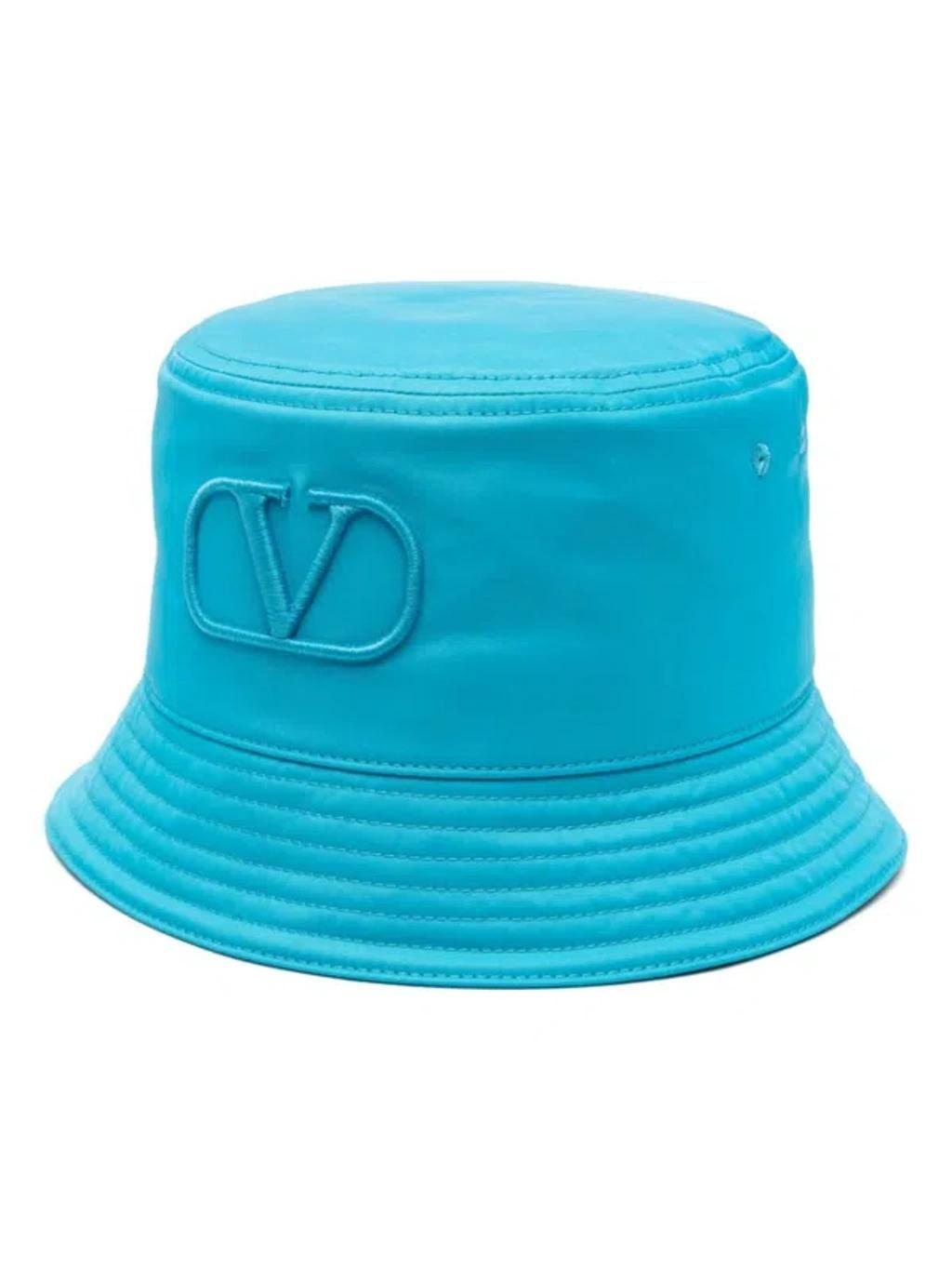 VALENTINO GARAVANI Vlogo Signature Bucket Hat In Blue Product Image