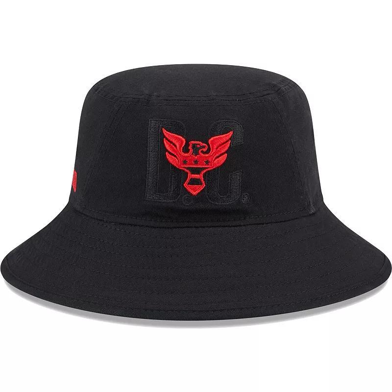 Mens New Era Black D.C. United Kick Off Bucket Hat Product Image