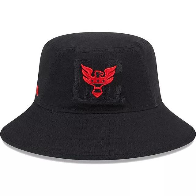 Mens New Era Black D.C. United Kick Off Bucket Hat Product Image