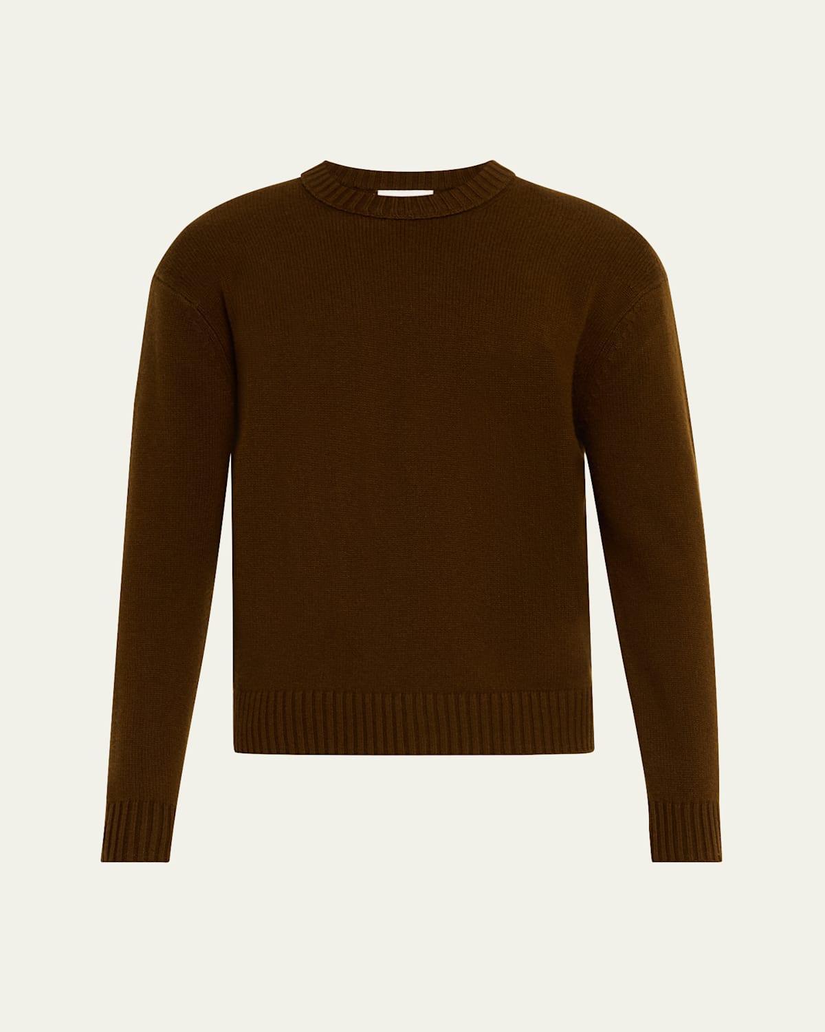 Mens Cashmere Knit Sweater Product Image