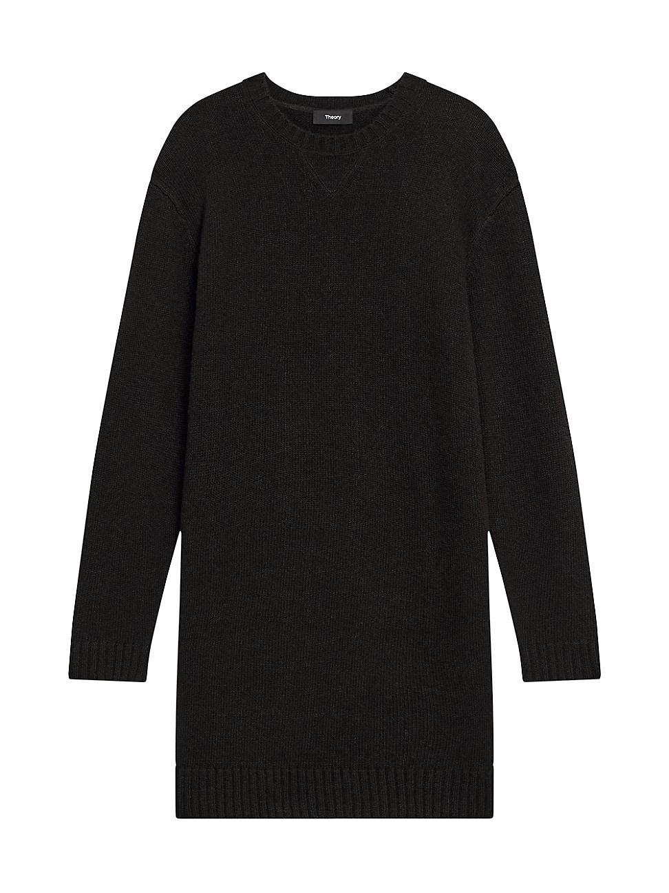 Womens Wool-Blend Jersey-Knit Sweaterdress Product Image