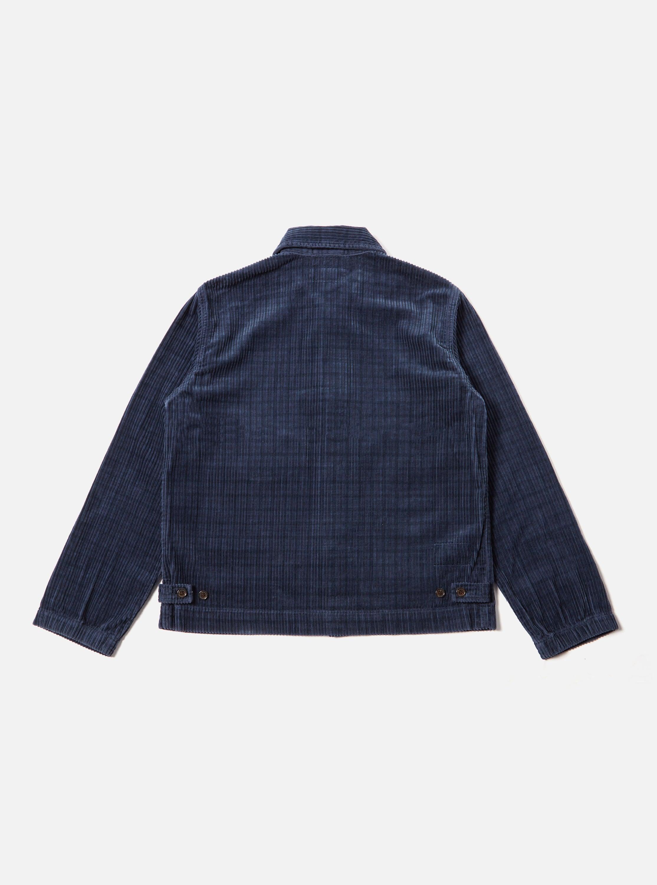 Universal Works Watchman II Jacket in Navy Houndstooth Cord Product Image