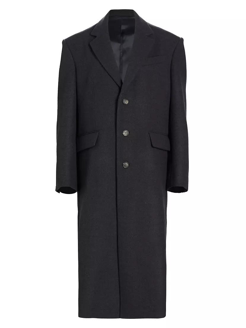 Single Breasted Wool Coat product image