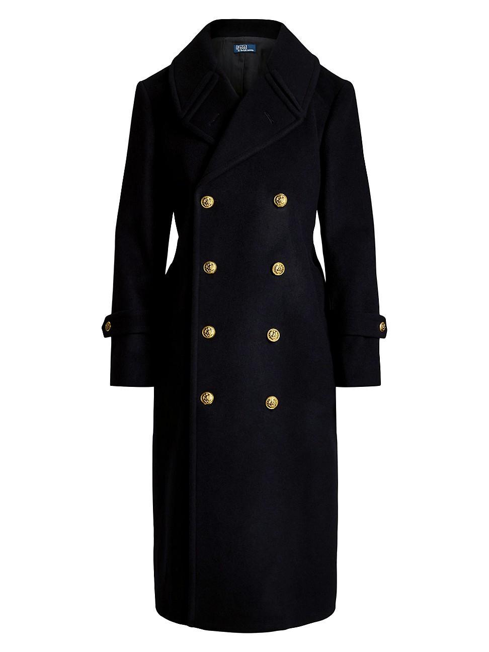 Womens Wool Double-Breasted Coat product image