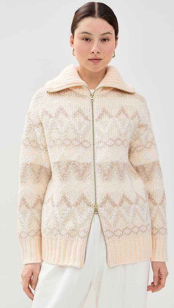 Varley Brooke Fair Isle Knit Jacket | Shopbop Product Image